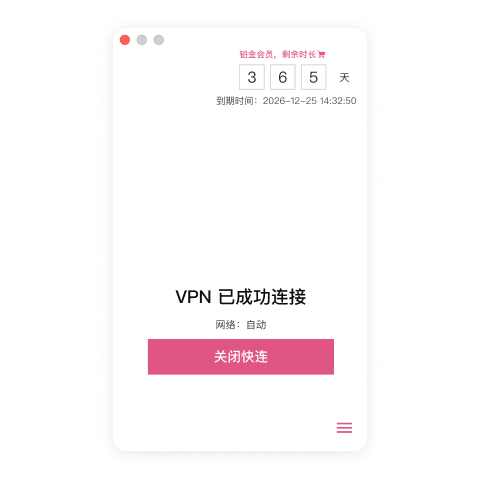 快连客户端连接动画展示